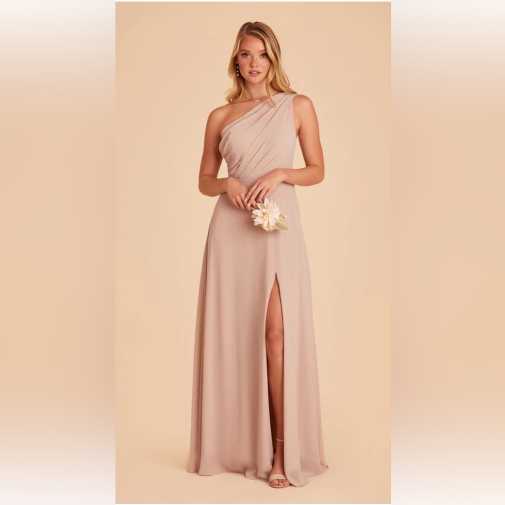 Brand new w/ Tags Birdy Grey Chiffon Taupe Kira Dress size Small!!